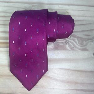 *2/$30* YSL Red Silk Tie - Vintage